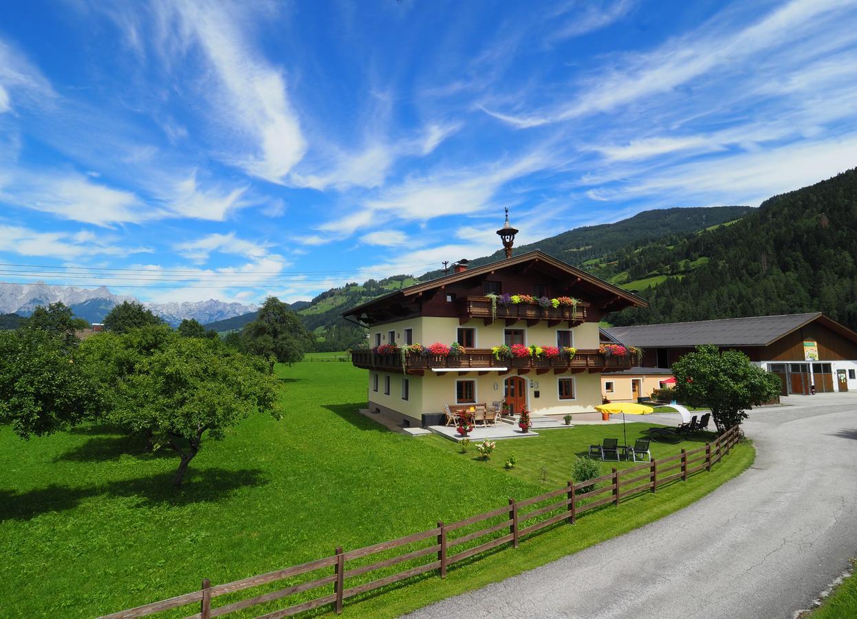 Bio-Bauernhof Reiterhof Villa Sankt Johann im Pongau Exterior foto